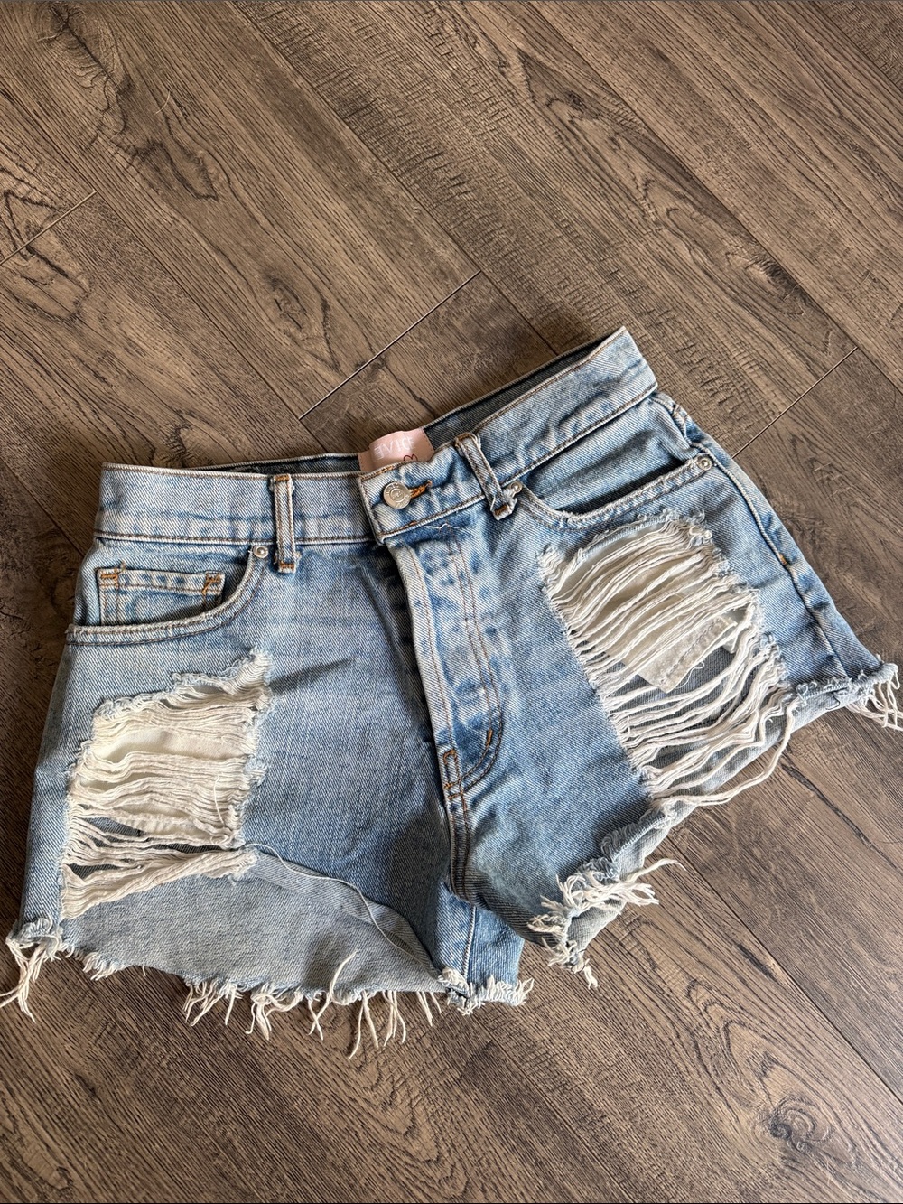 REVICE Distressed Denim Jeans Shorts